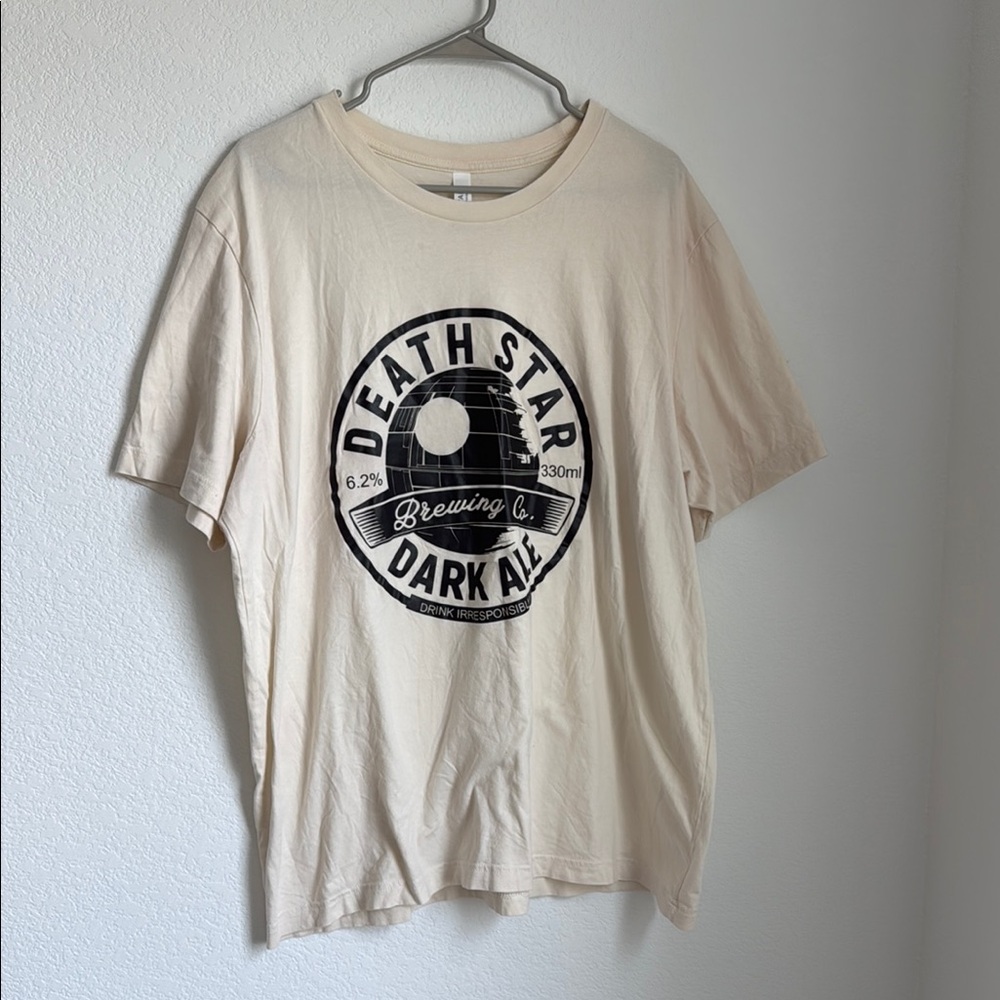 Death Star Brewing Co. Cream T-Shirt